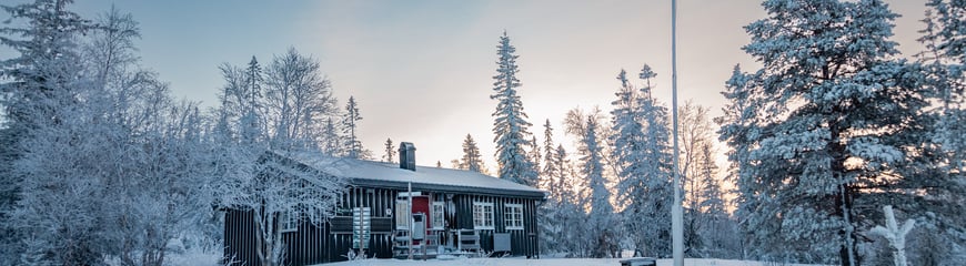 Græslihytta jan/feb 2023.