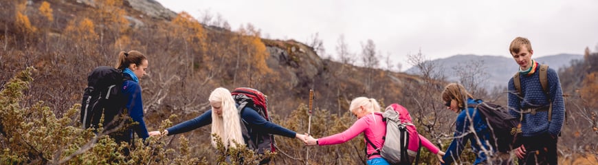 Samarbeidstur DNT ung Stavanger og Norges Blindeforbundets Ungdom, Ådneram oktober 2021