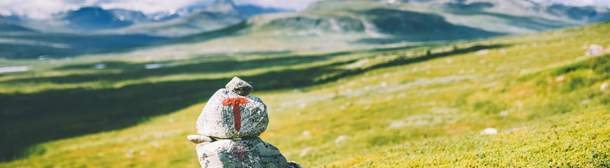 Siste uken av NRKs sommersending i 2018 gikk gjennom Indre Troms via både Sverige og Finland. Bildet er tatt på siste etappe fra Goldahytta mot Riksveien.