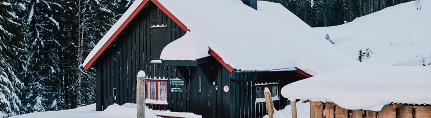 Skitur fra Mylla til Sandbekkhytta, januar 2025.