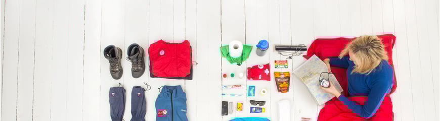 Utstyr til fjellturen