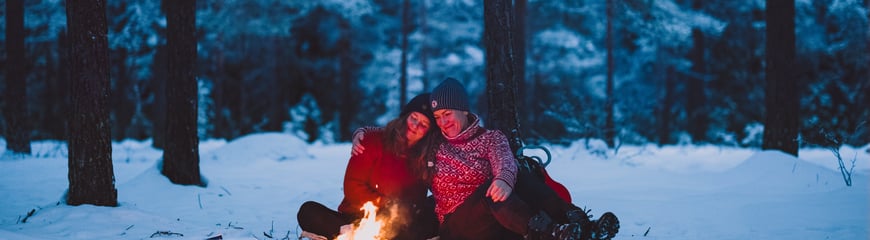 Vintertur til Fuglemyrhytta, Nordmarka