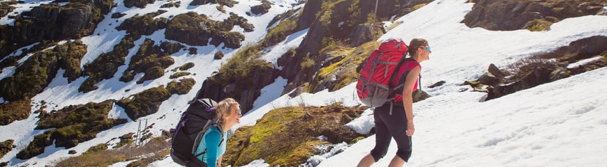 Ved Trollfjordhytta i Vesterålen, juni 2019.