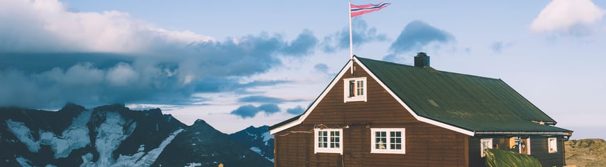 Andre uken av minutt for minutt gikk fem dager gjennom Jotunheimen. Bildet er fra turen fra Fannaråkhytta og ned til frodige Skogadalsbøen.