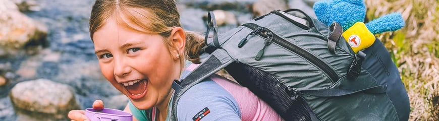 Sophia Larsen på tur til Skåpet.