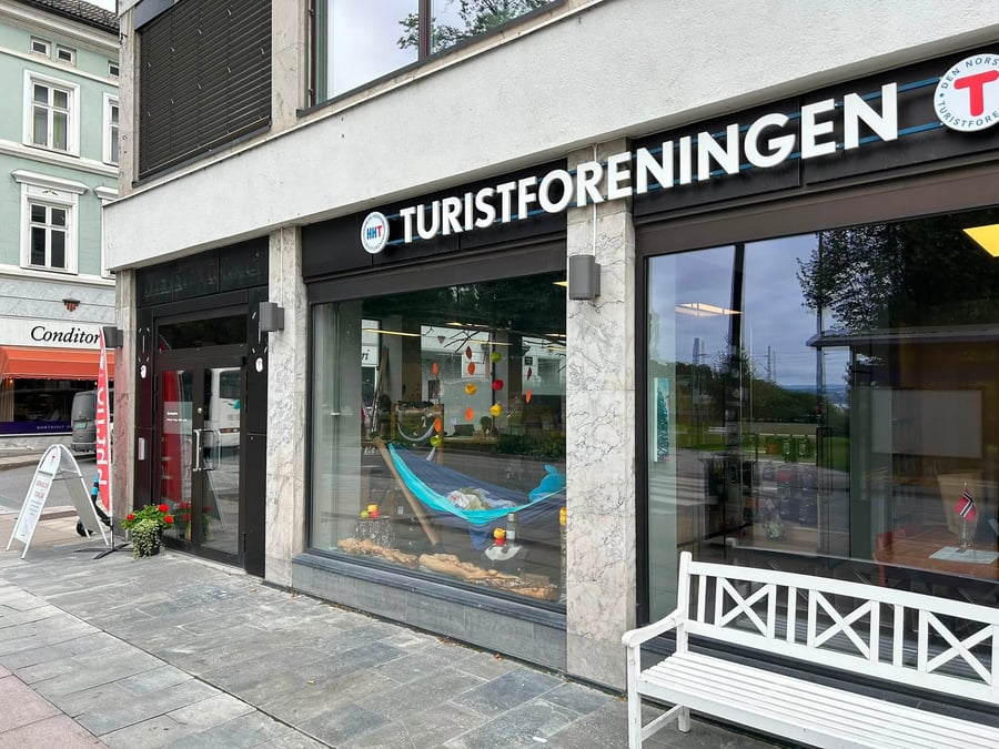 Inngangsparti tursenter