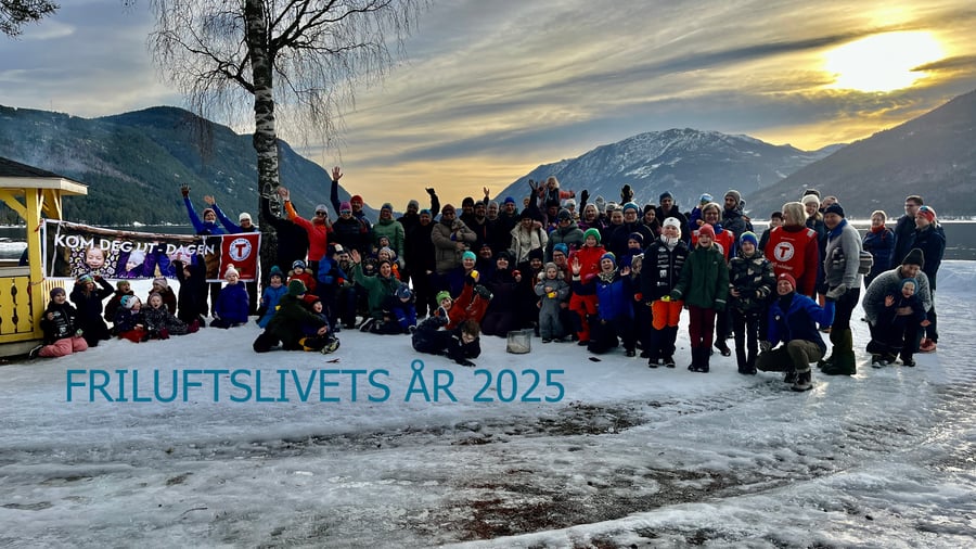 Samling på Sandviken under Hele Norge båler
