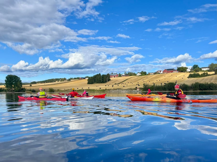 Kajakk padling Randsfjorden