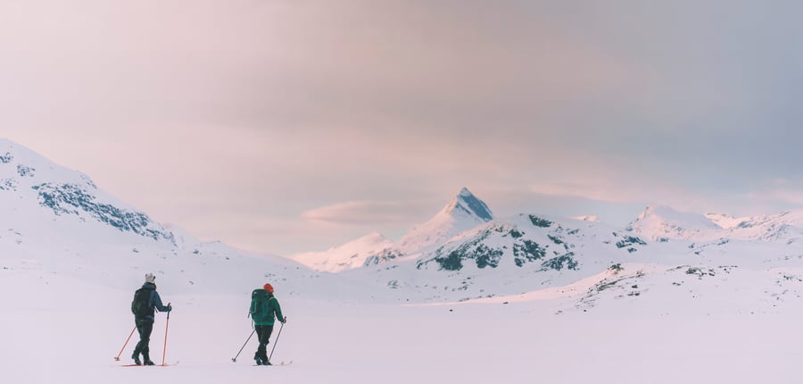 Vinterkurs og aktivitet med DNT Sentralt på Fondsbu. 
