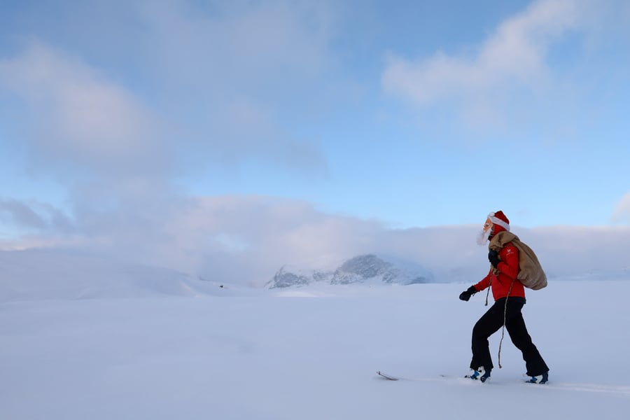 Bilder fra romjulen på Haukeliseter fjellstue.