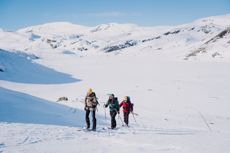 Geiterygghytta, vinter 2025.