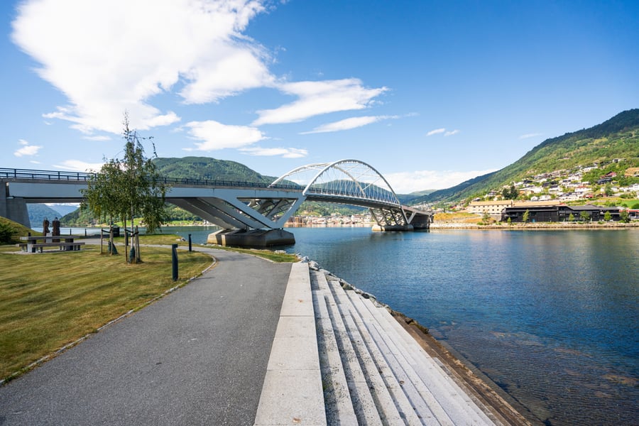 Sentrumsstier i Sogndal