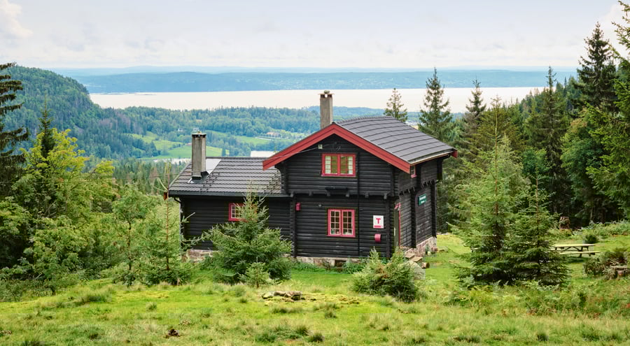 Halvorsenhytta i Vestmarka