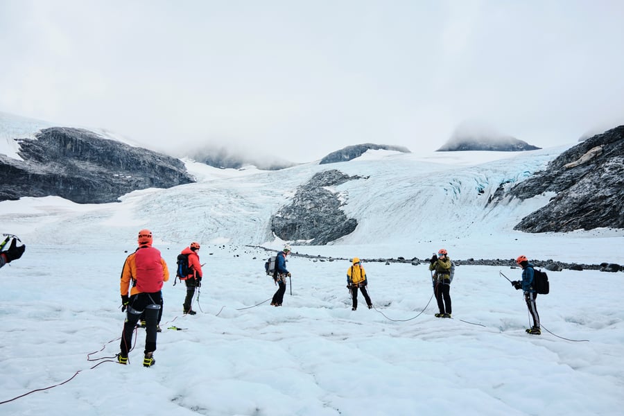 Basecamp på Leirvassbu i Jotunheimen, sommer 2024.