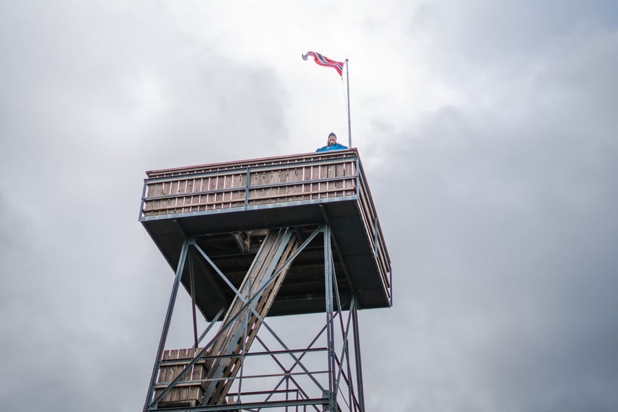 høsttur til Øvresaga og Kjerringhøgda i Østmarka