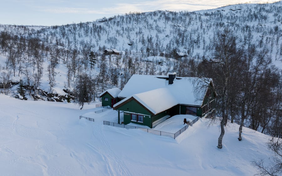 Alexander Grieghytten i Bergsdalen, 5. januar 2024.