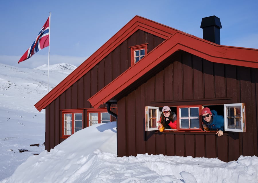 Bilder fra Rondvassbu, Påske 2024.