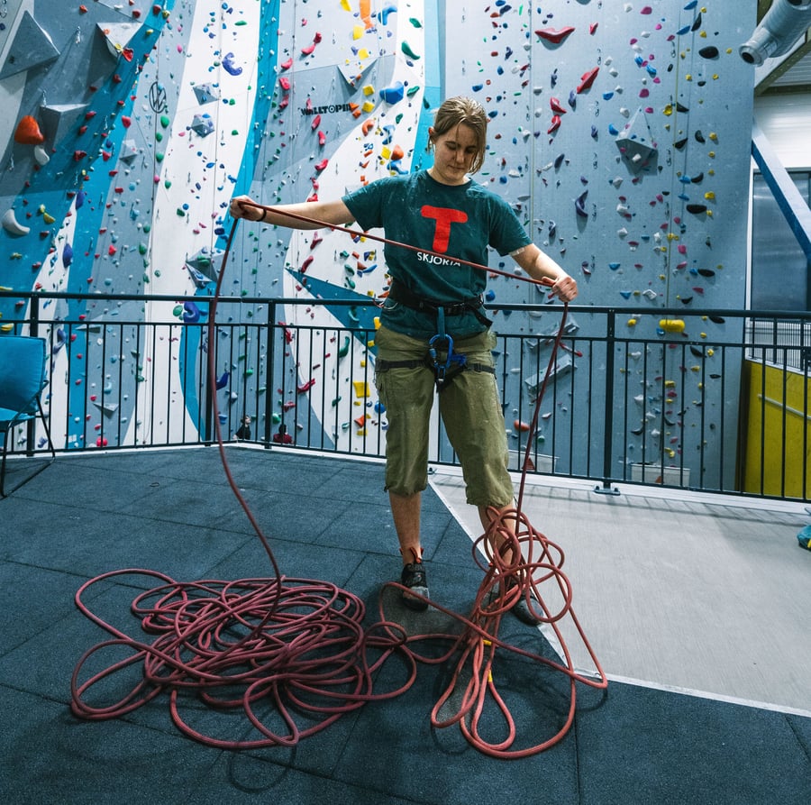 Sikring for klatring på led