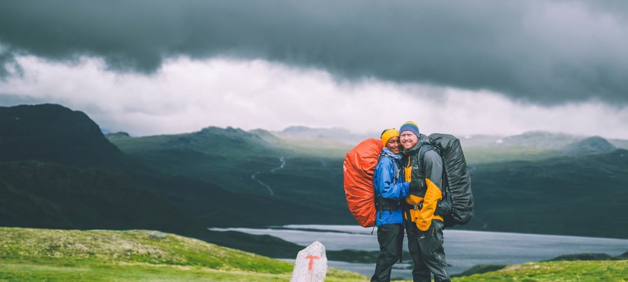 Skarvheimen mellom Geiterygghytta, Kongshelleren og Iungsdalshytta