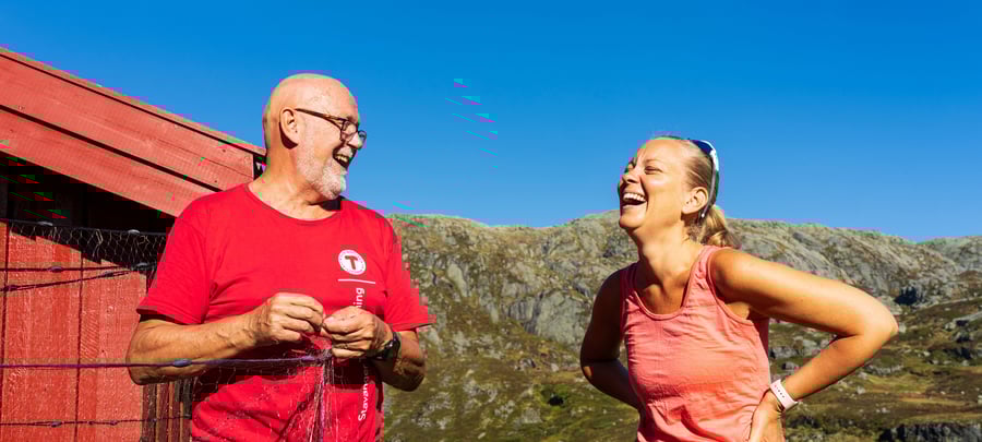 Klart det går på tur til Nilsebu september 2024. DNT tilrettelagt.