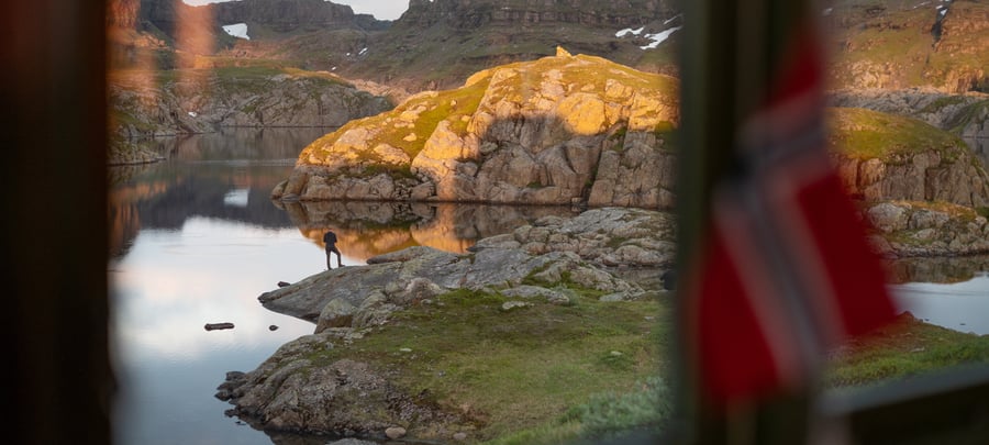 Stranddalen turisthytte sommeren 2022.