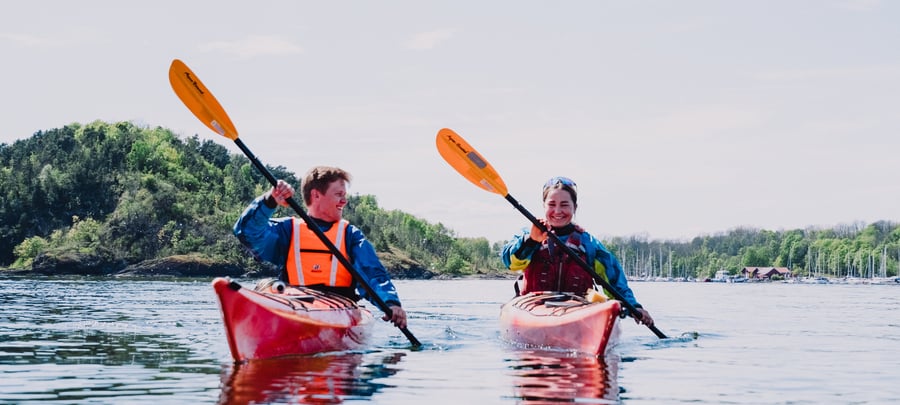 Padling rundt Oslofjorden, fra Sørenga