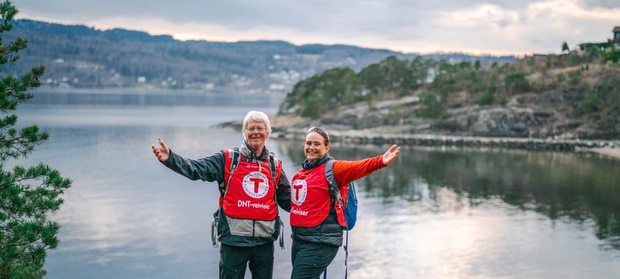 Tur med frivillige i nyoppstartede Frogn Turlag