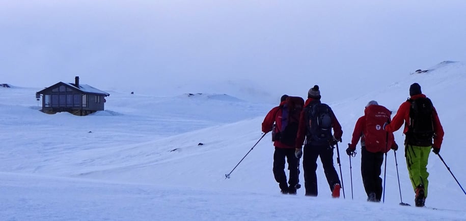 På tur med HKH Kronprinsen til Haakonsbu