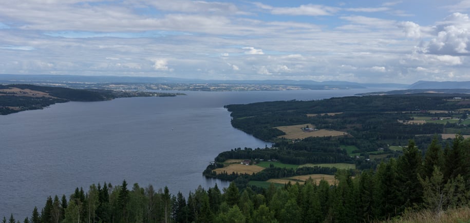 Utsikt over Mjøsa