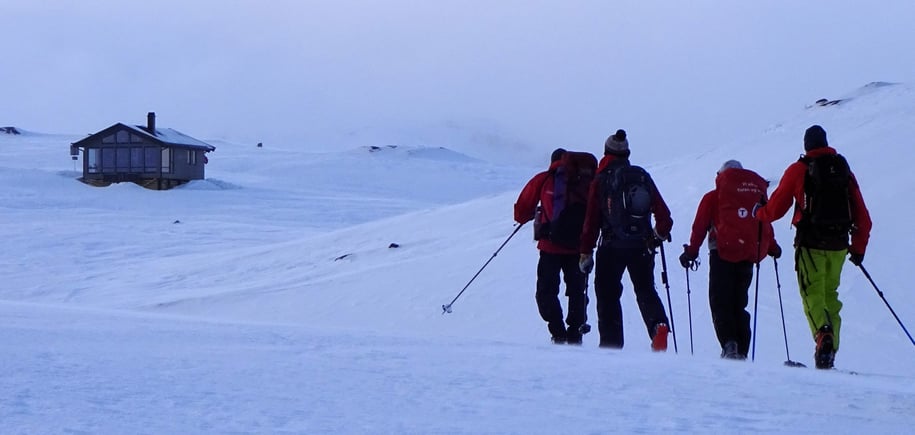 På tur med HKH Kronprinsen til Haakonsbu
