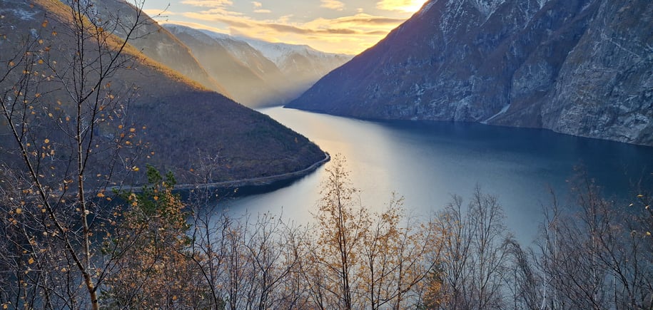 Utsikt frå Skarpenor