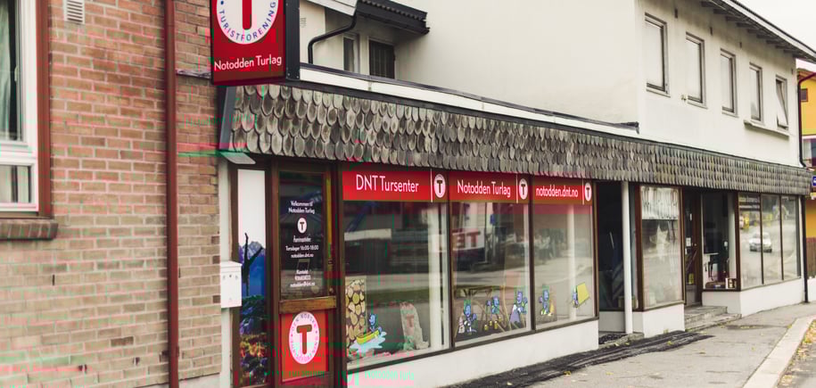 Fra Tursenteret til Notodden Turlag.