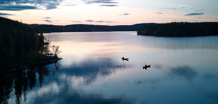 Fisketur med vennegjeng til Katnosdammen, Nordmarka.
