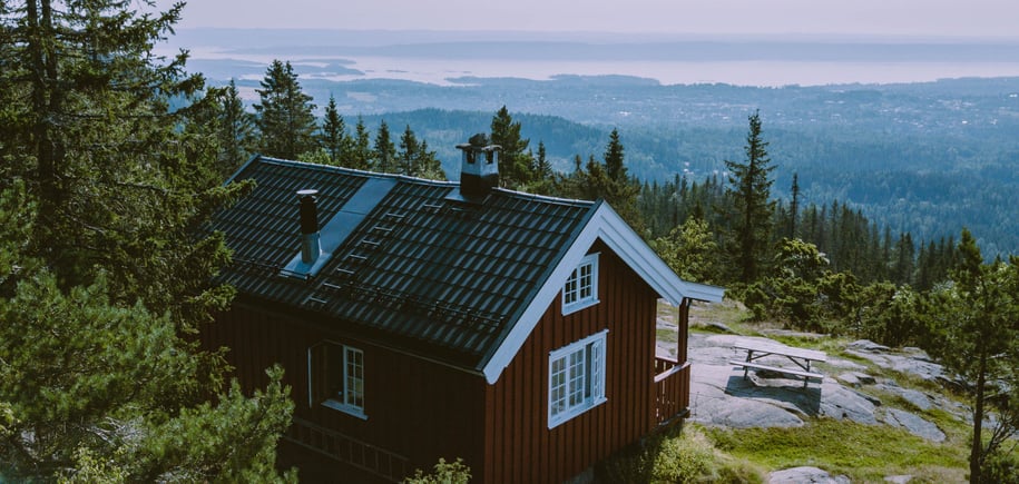 Hovdehytta i Vestmarka
