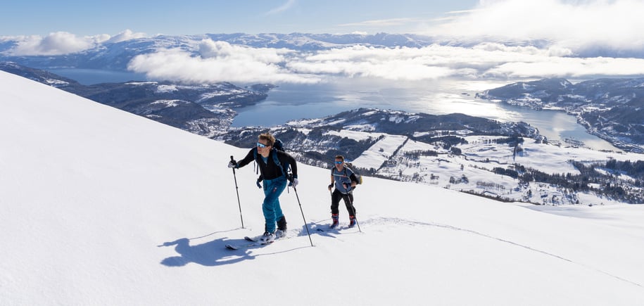 Tur til Torefjell i Kvam, 15. mars 2023.