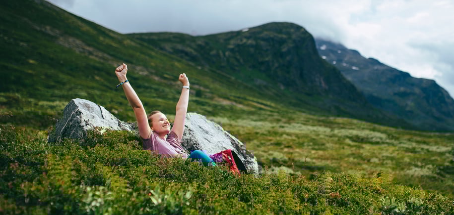 Mari Stephansen på Vinjerock. 