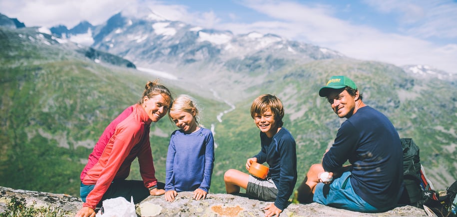 Andre uken av minutt for minutt gikk fem dager gjennom Jotunheimen. Bildet er fra turen fra Skogadalsbøen og ned mot Fleskedalen.