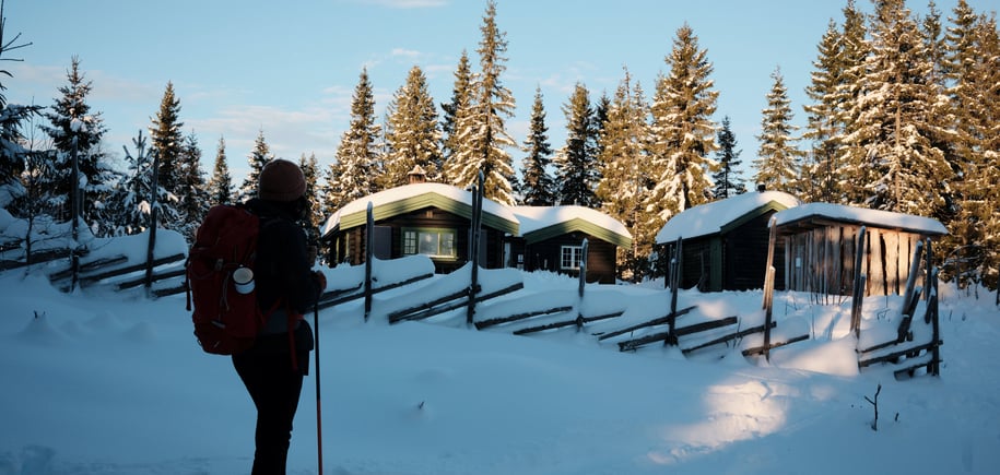 Skitur til Jørgenhytta, Krokskogen.