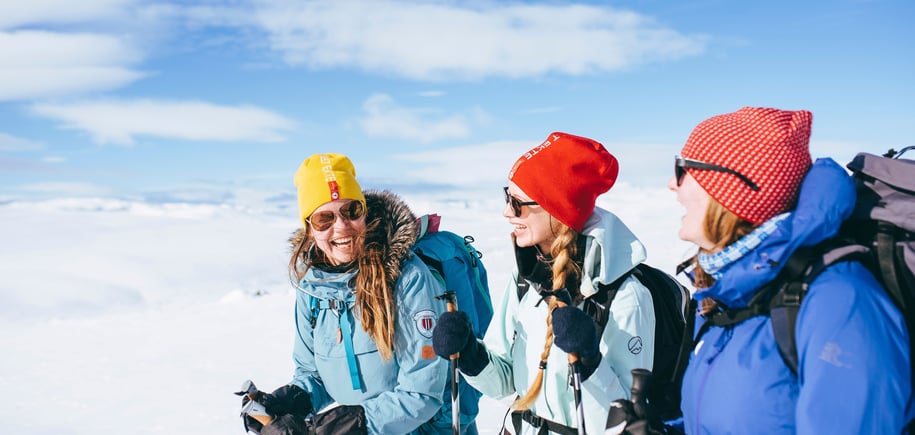 DNTs påskeinformasjon på Kalhovd 2018. 