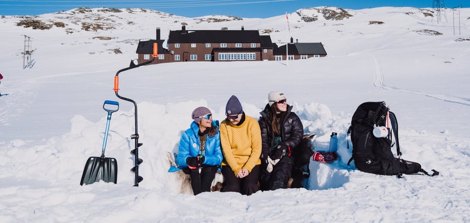 Geiterygghytta, vinter 2025.