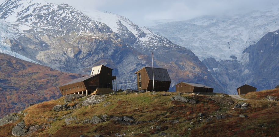 Tungestølen i Jostedalen. Tatt seint september 2019.
