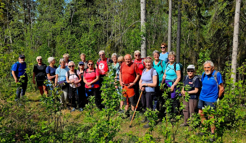 En blid gjeng i Gullerudmarka