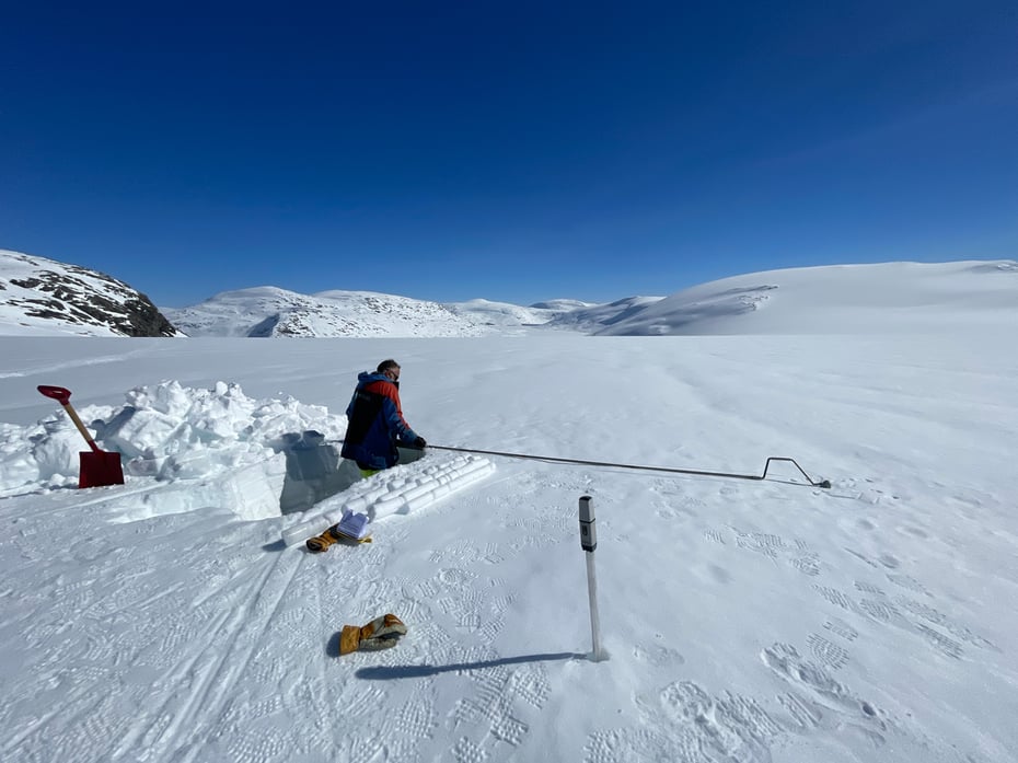 Kjerneboring på bre