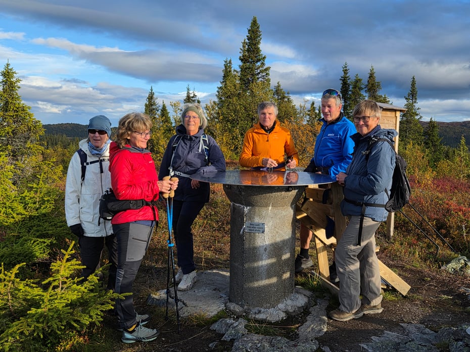 Sikteskiva på Rishøvda