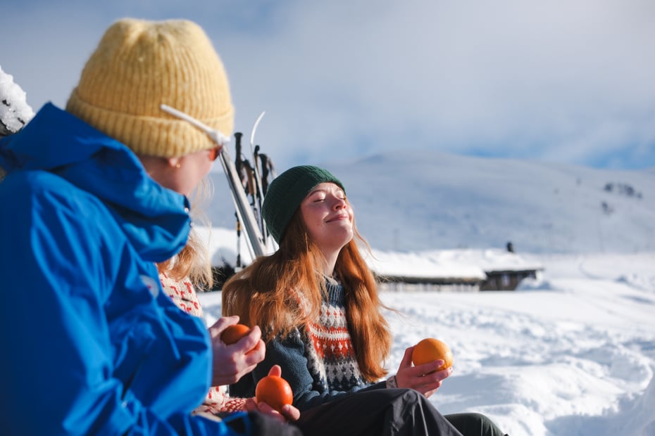 Påsketurister i fjellet
