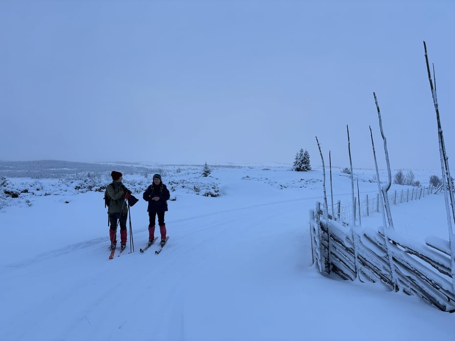 Sessongens første skitur