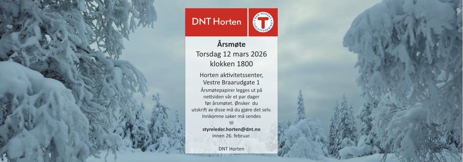 Velkommen til årsmøte!