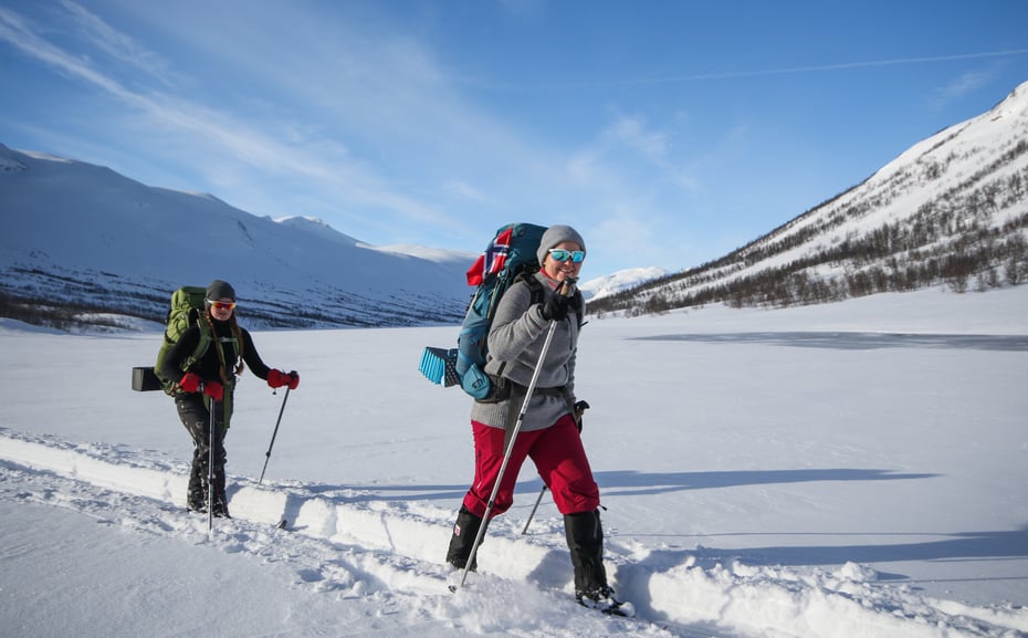 Skigåere i høyfjellet