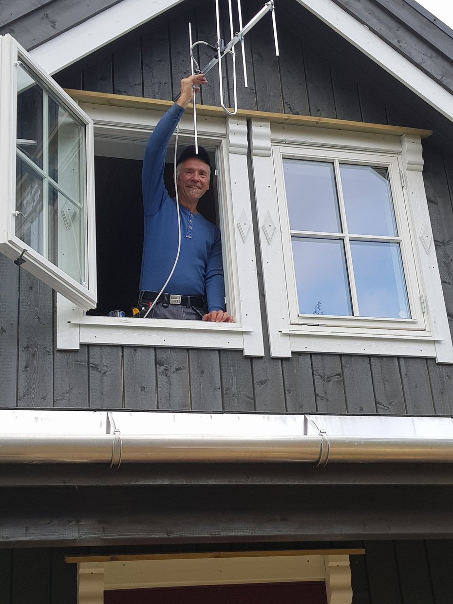 Ketil var stort sett i alle vinduene.
