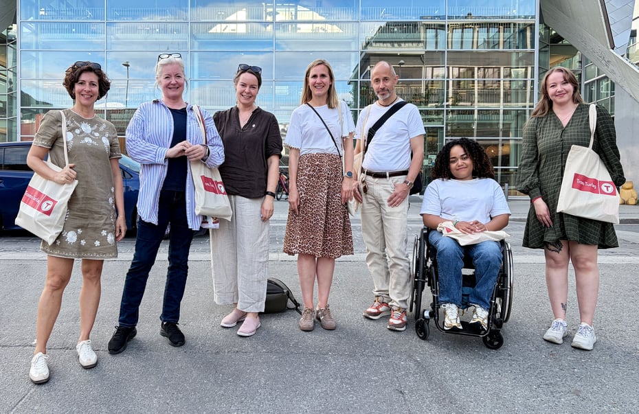 Pro bono-teamet som har hjulpet Troms Turlag